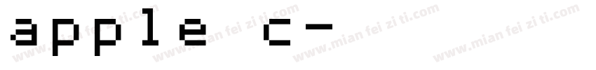 apple c字体转换